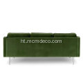 Miraj Grass Green Twal Sofa